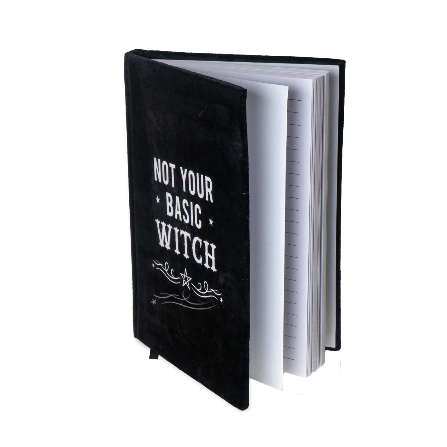 not your basic witch velvet journal