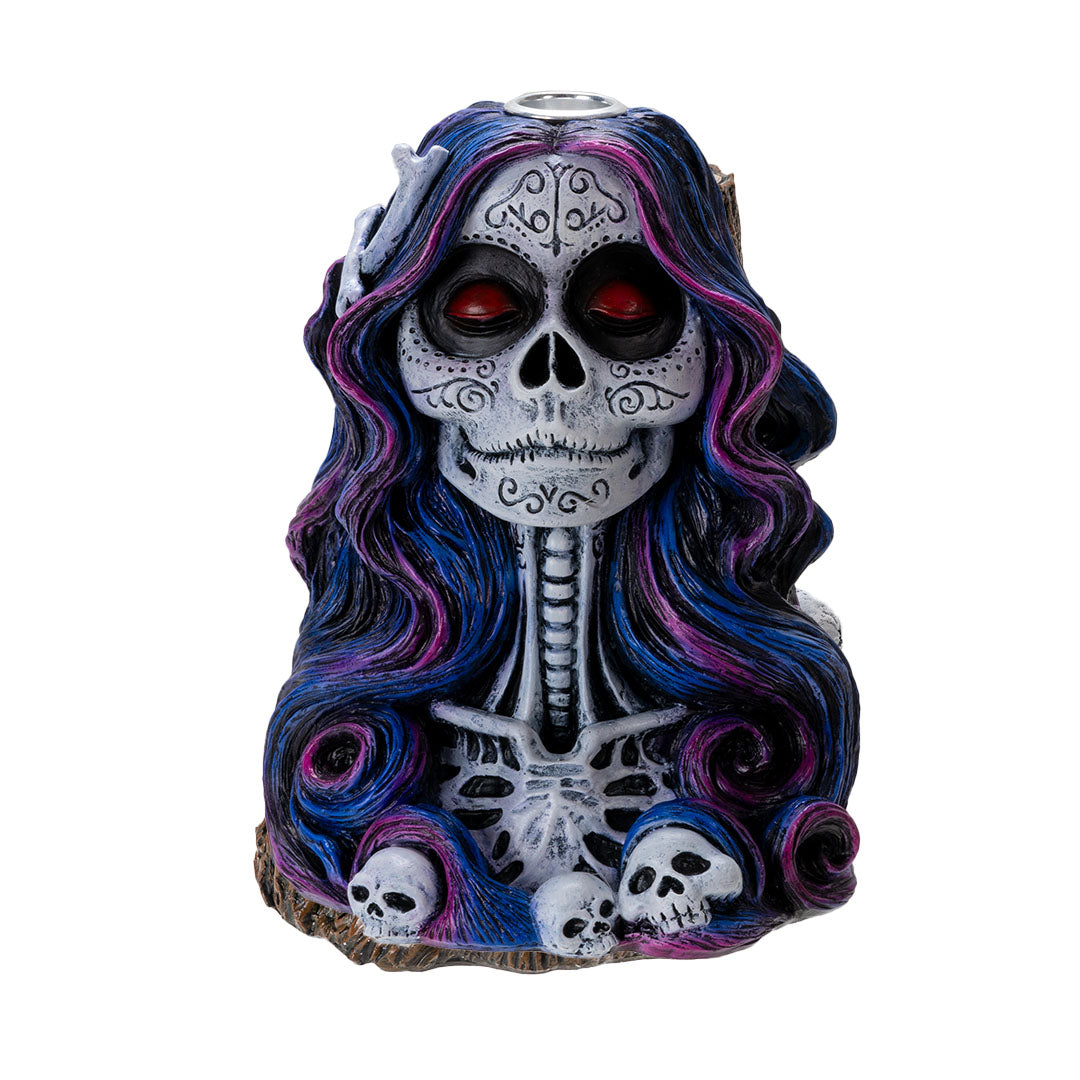 day of the dead woman backflow burner