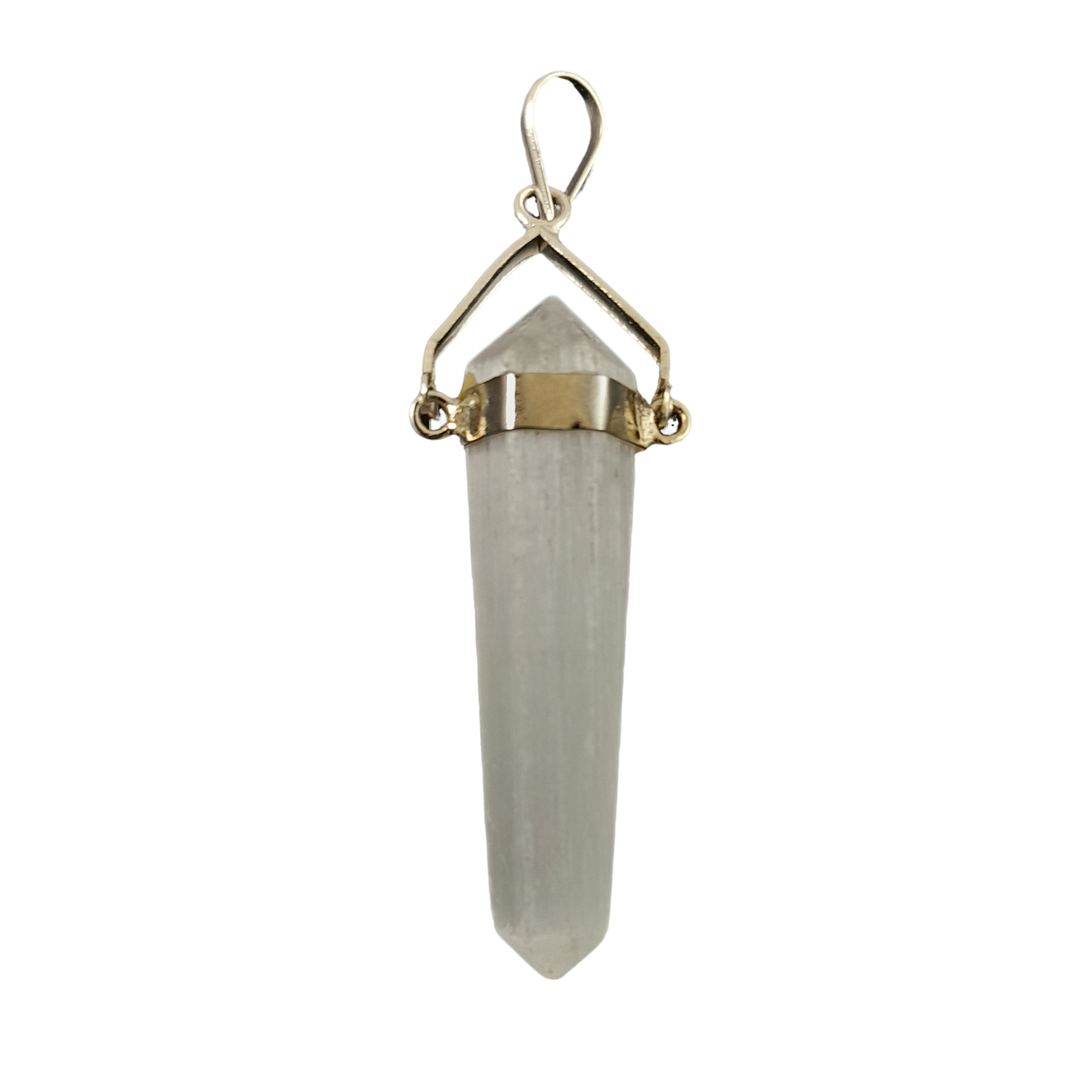 selenite swivel pendant