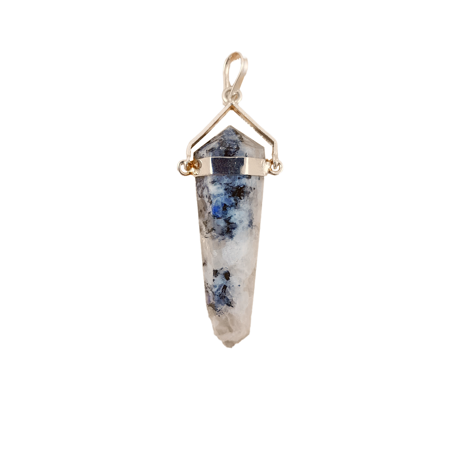 rainbow moonstone swivel pendant