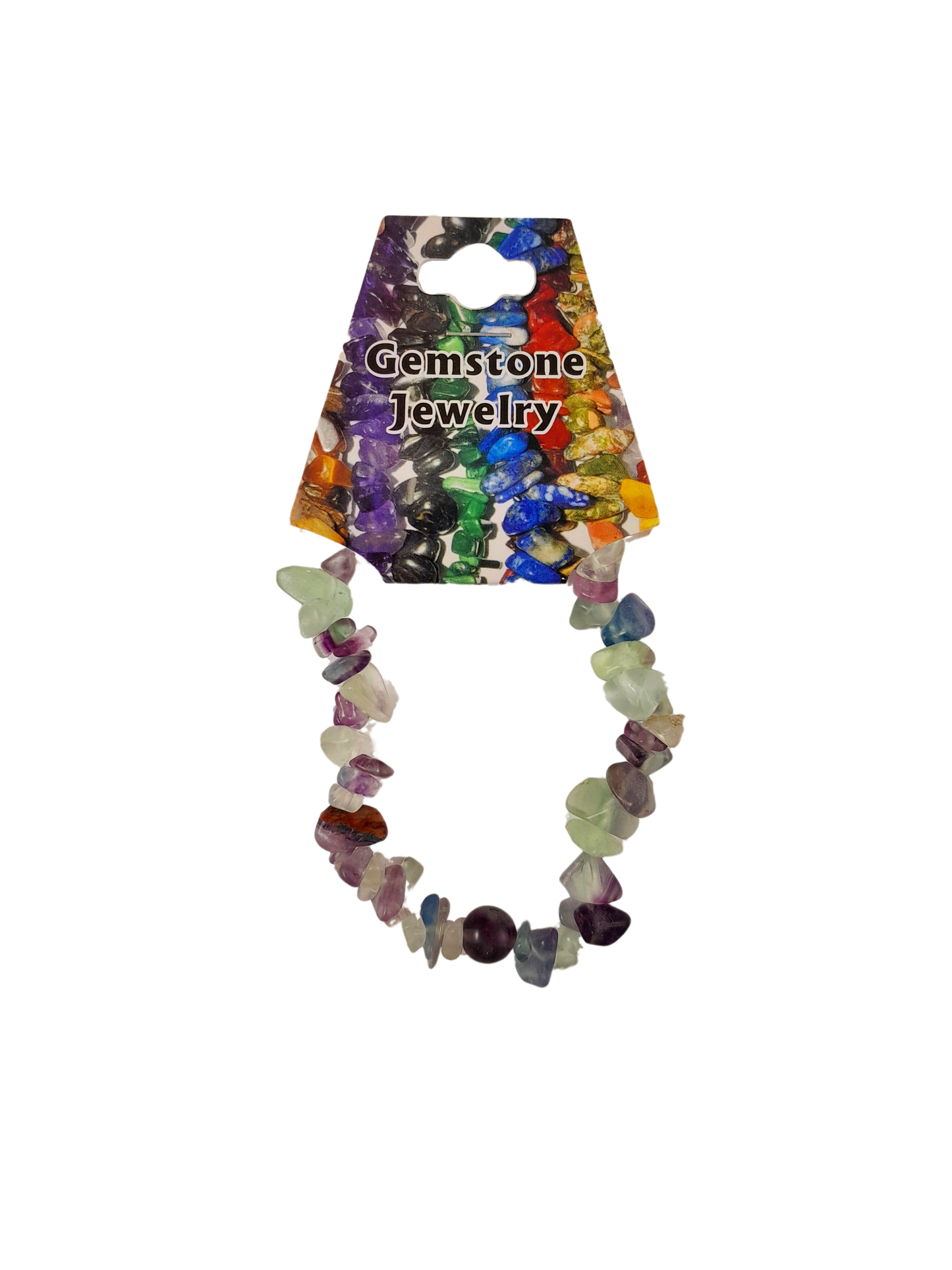 fluorite chip bracelet