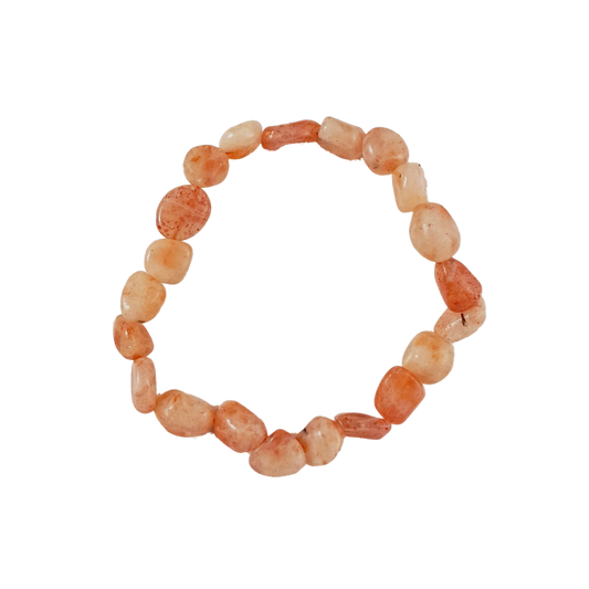 sunstone nugget bracelet