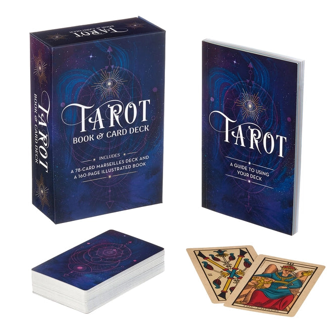 tarot book and card deck