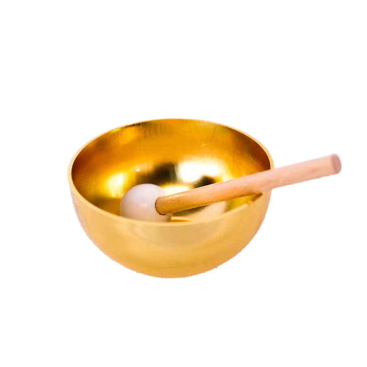 Singing bowl outside of package
