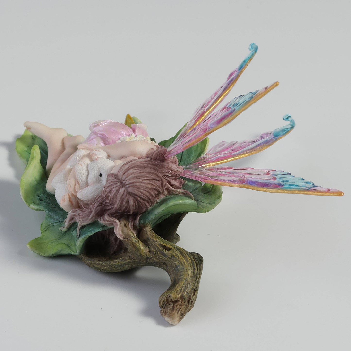 Fairy Cuddling Bunny 3.2"
