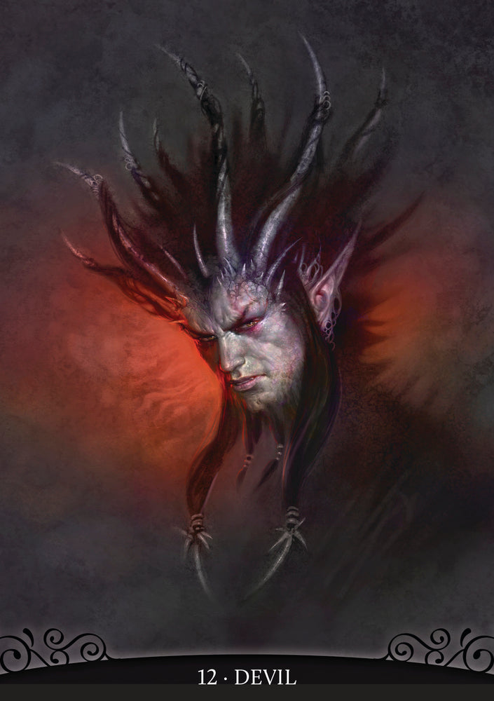 12; the devil card