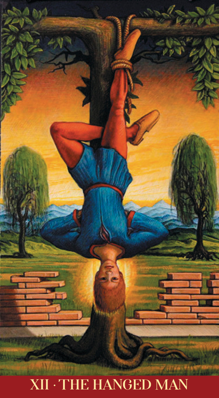 the hanged man card