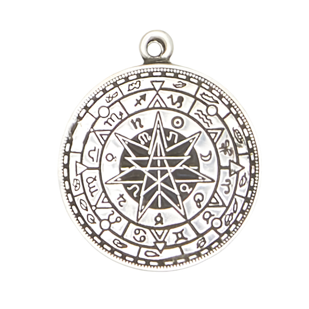 pewter protection amulet