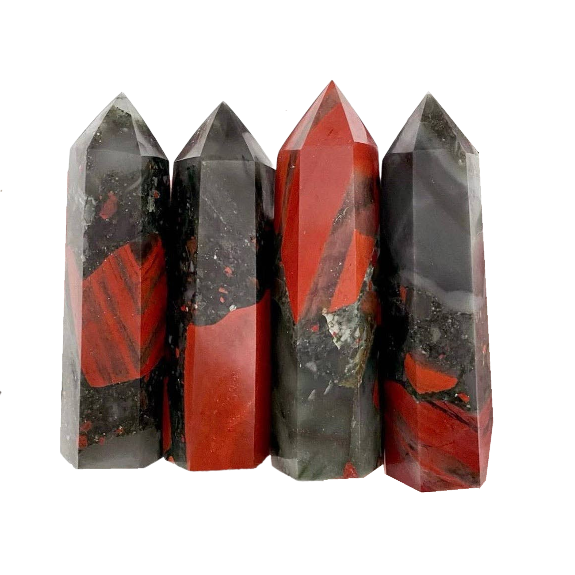 African Bloodstone 2-3” Obelisk