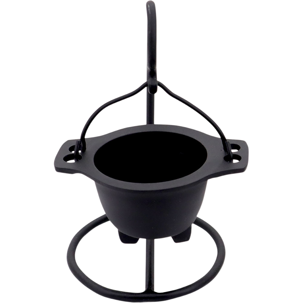 Cauldron - Cast Iron Hanging w/ Stand
