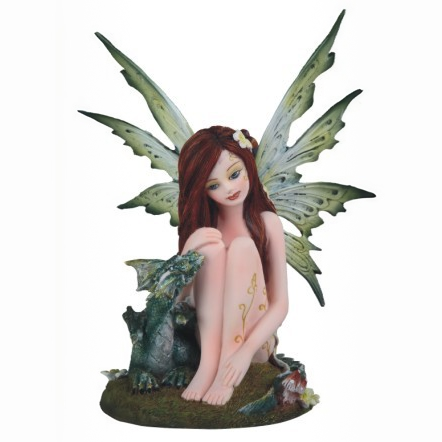 Green Fairy with Dragon