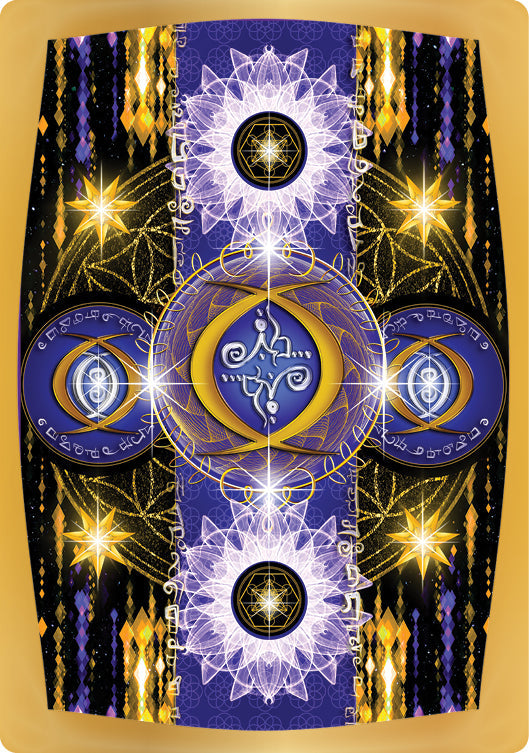 Celestial Frequencies Oracle Deck card back