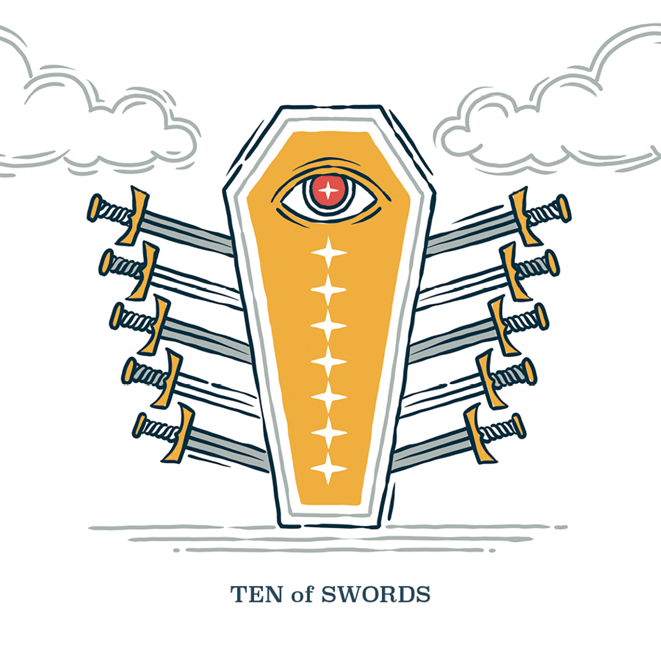 trinity tarot ten of swords card