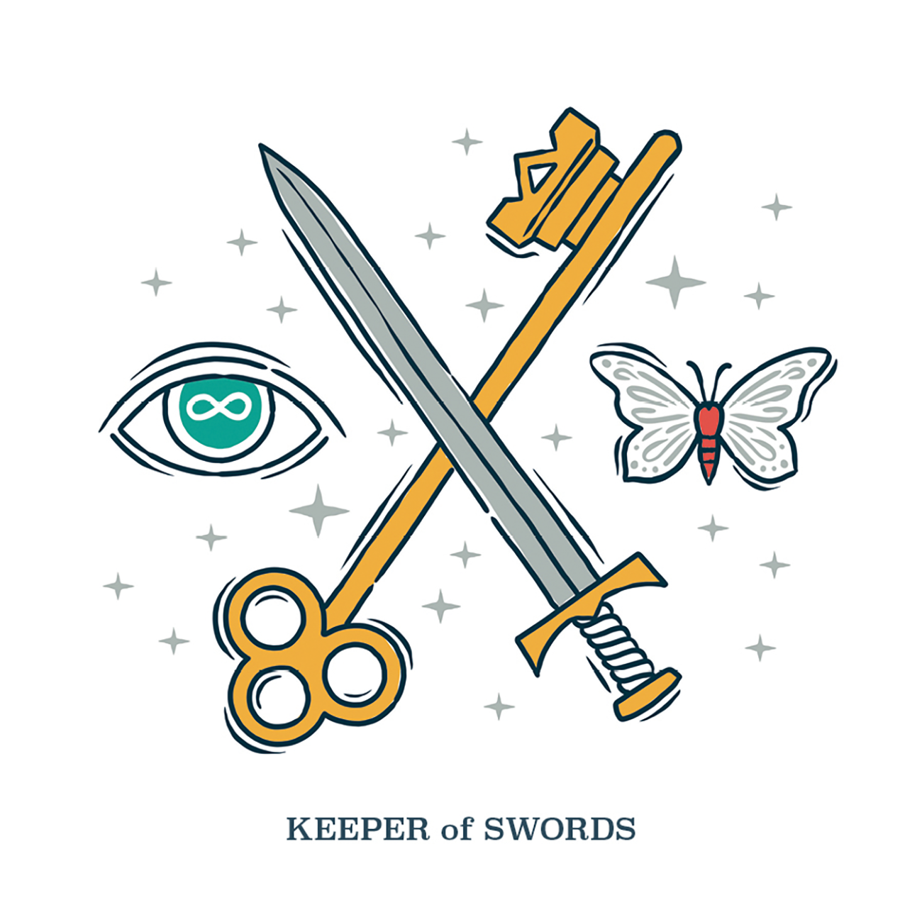 trinity tarot keeper of swords card