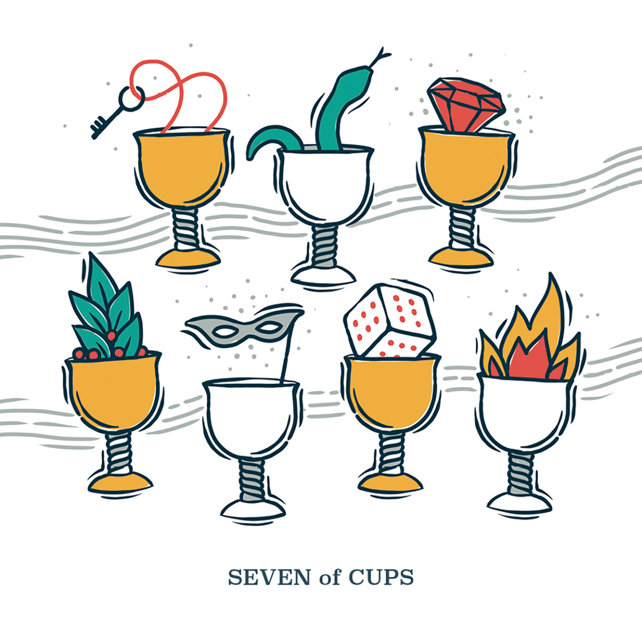 trinity tarot seven of cups card