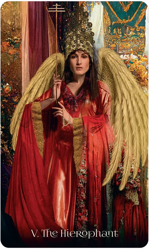 the hierophant card