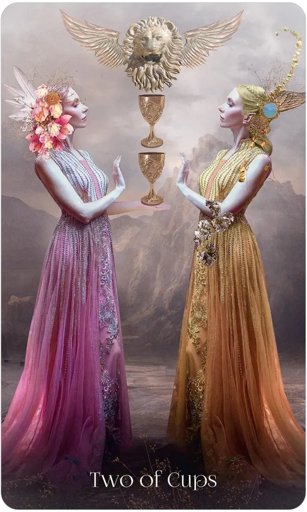 2 of cups card
