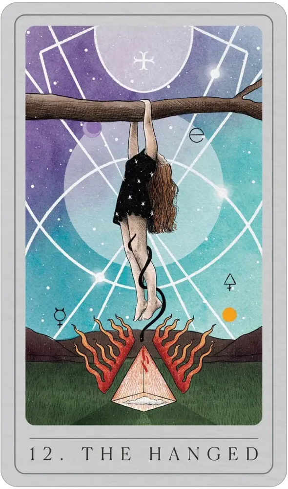 the hanged card