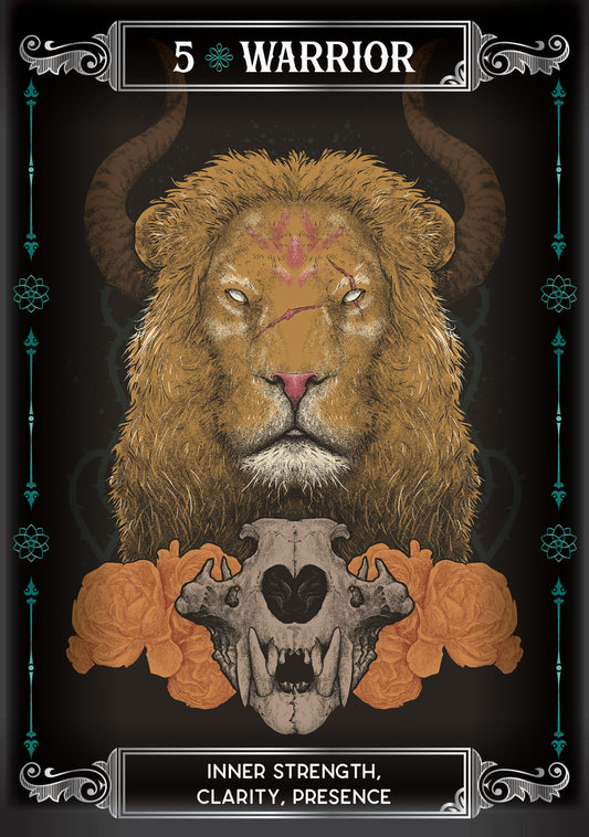 5; warrior card