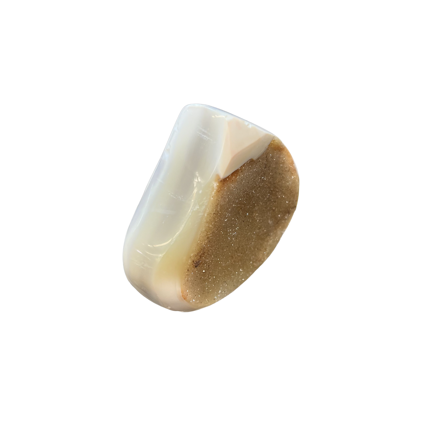 Agate Druzy Flame 2.5"