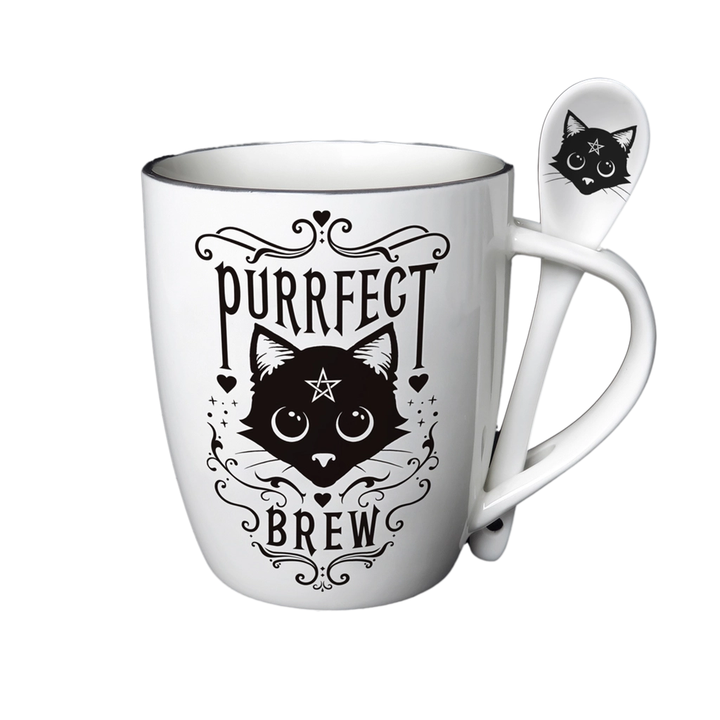 purfect brew mug & spoon set
