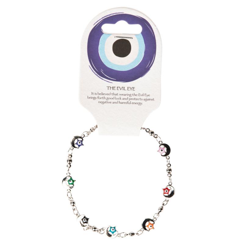 Bracelet - Evil Eye Moon and Stars