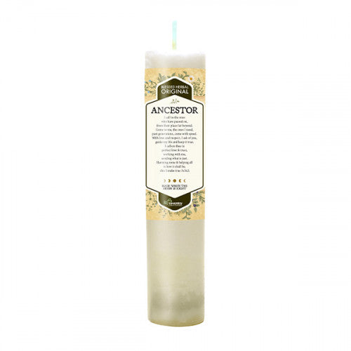 blessed herbal ancestor candle 1.5x7"