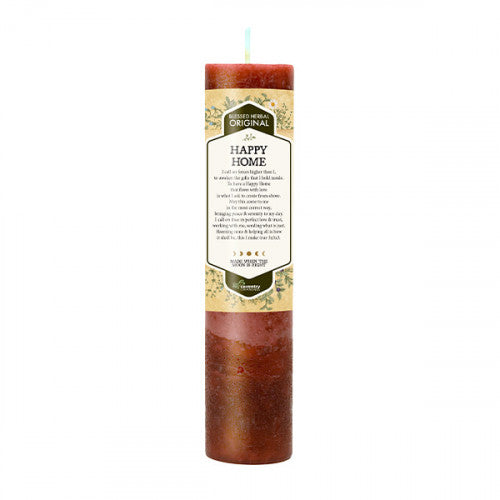 blessed herbal happy home candle 1.5x7"