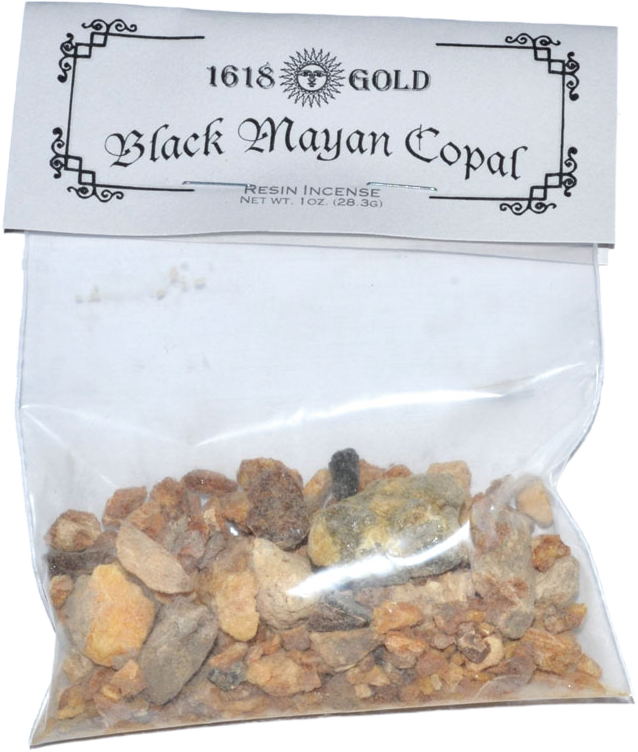 black mayan copal