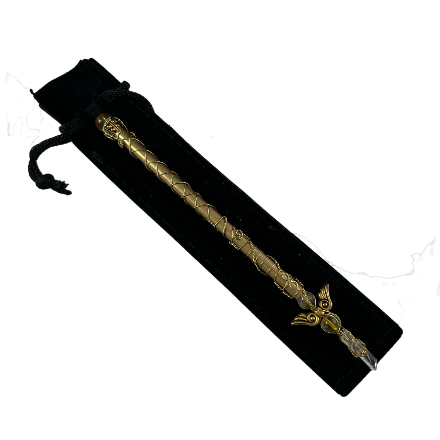 Citrine mini fairy wand