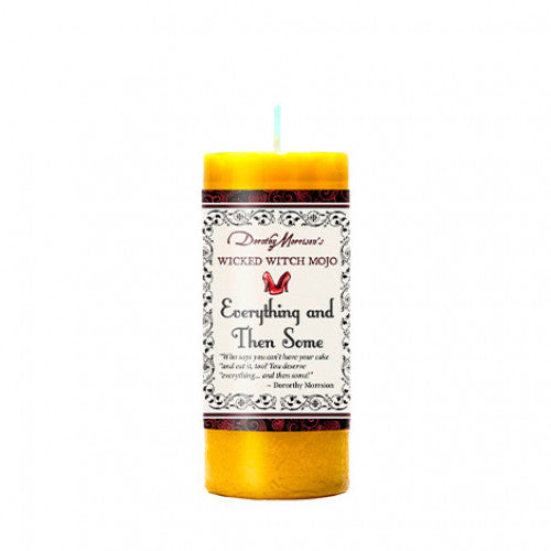 Everything & Then Some candle 2x4" pillar 40 hour burn time