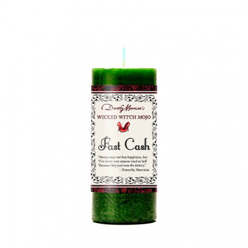 fast cash candle 2x4" pillar 40 hour burn time