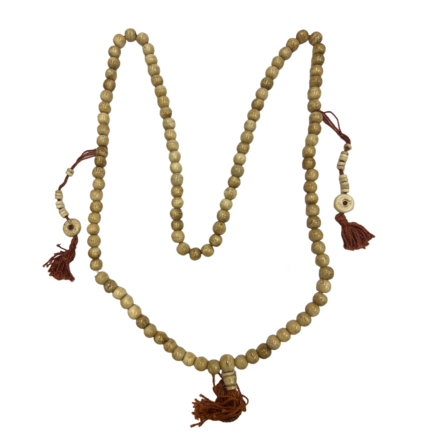 Bone Mala - Beige