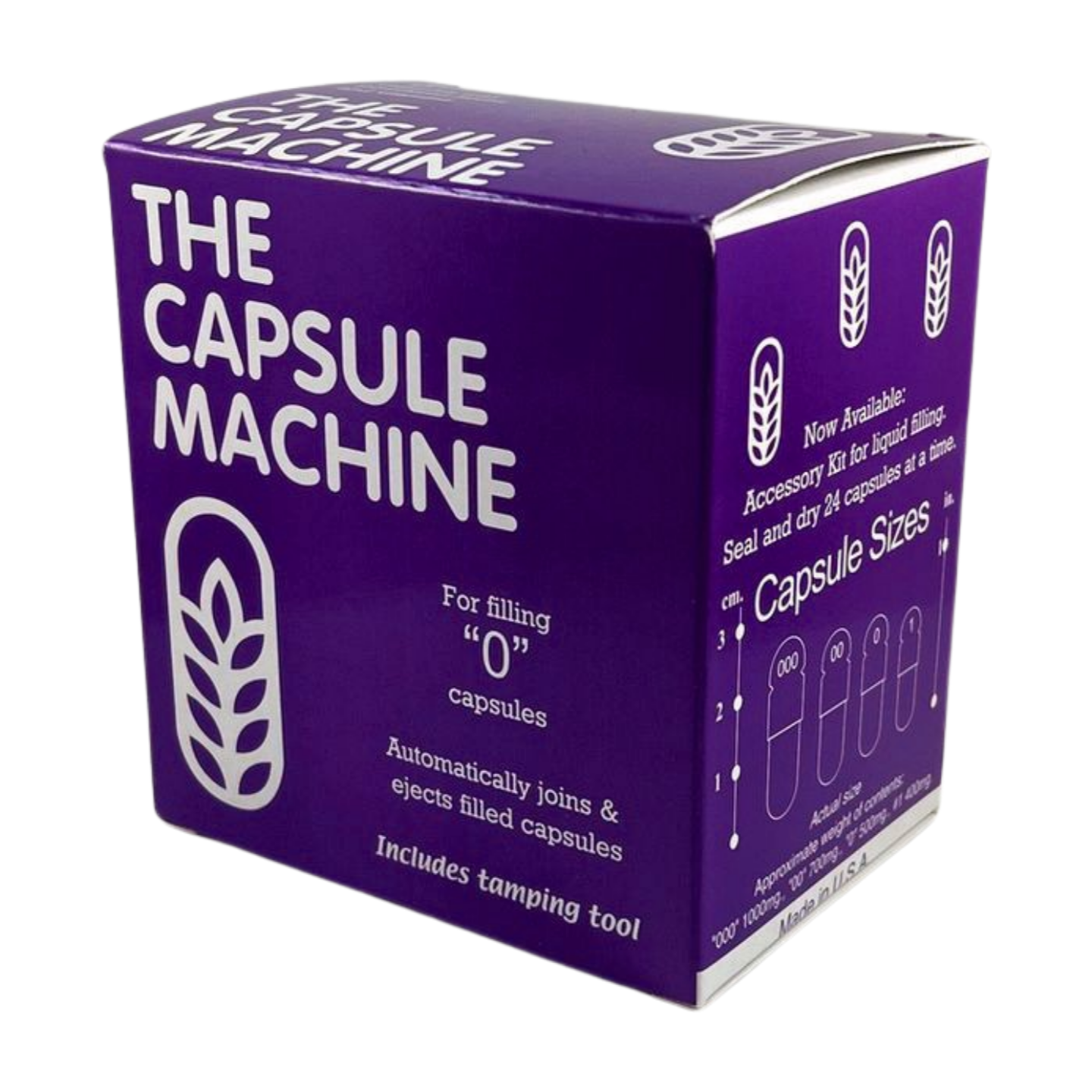 the capsule machine for size "0" capsules