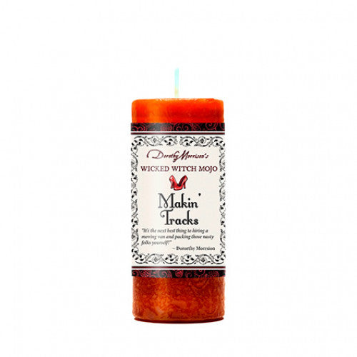 makin tracks candle 2x4" pillar 40 hour burn time