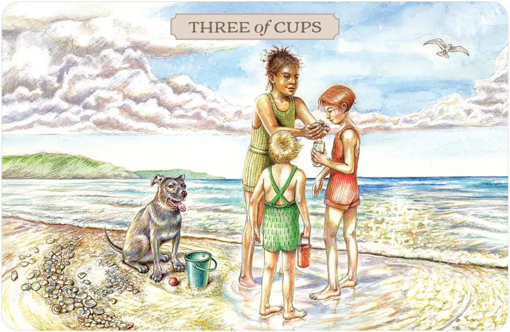 3 of cups card