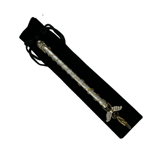 Pyrite & Smoky Quartz Mini Fairy Wand