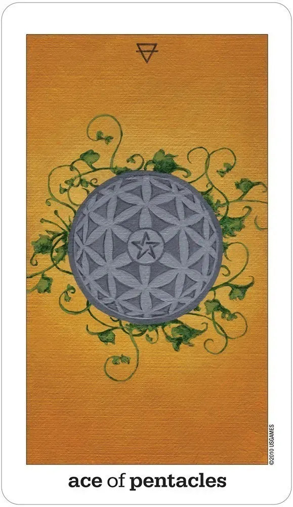 ace of pentacles card