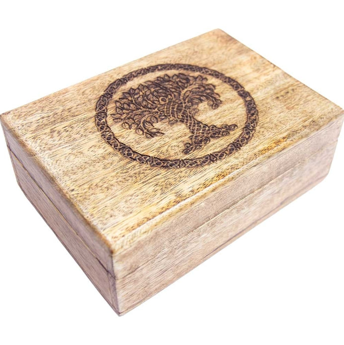 Box - Mango Wood Tree of Life (5 x 7")