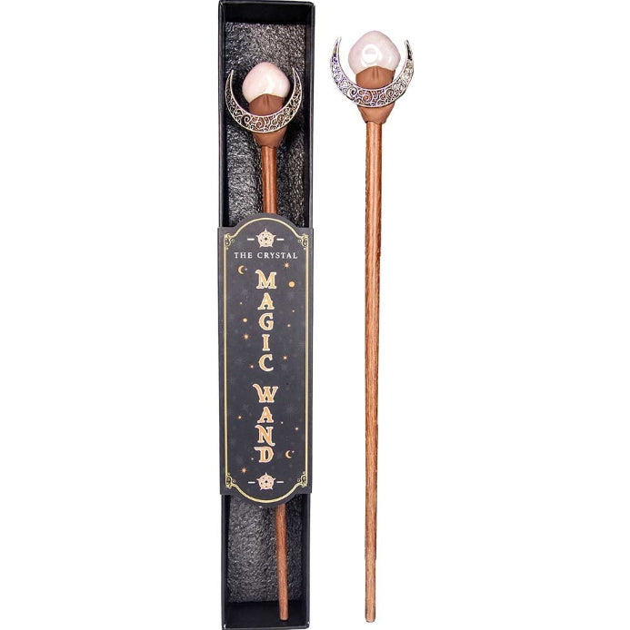 Rose Quartz w/ Moon wand