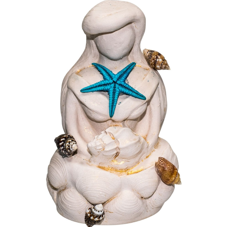 Gypsum Cement Figurine - Yemaya Mother Goddess of the Oceans