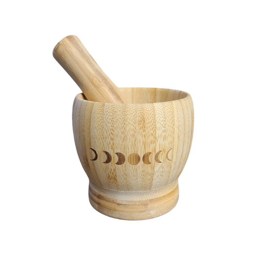 Mortar & Pestle - Wooden 4 x 4"