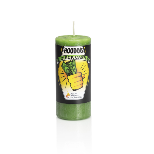 Aunt Jacki's Hoodoo Quick Cash Candle
