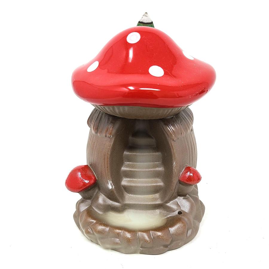 mushroom house backflow cone burner