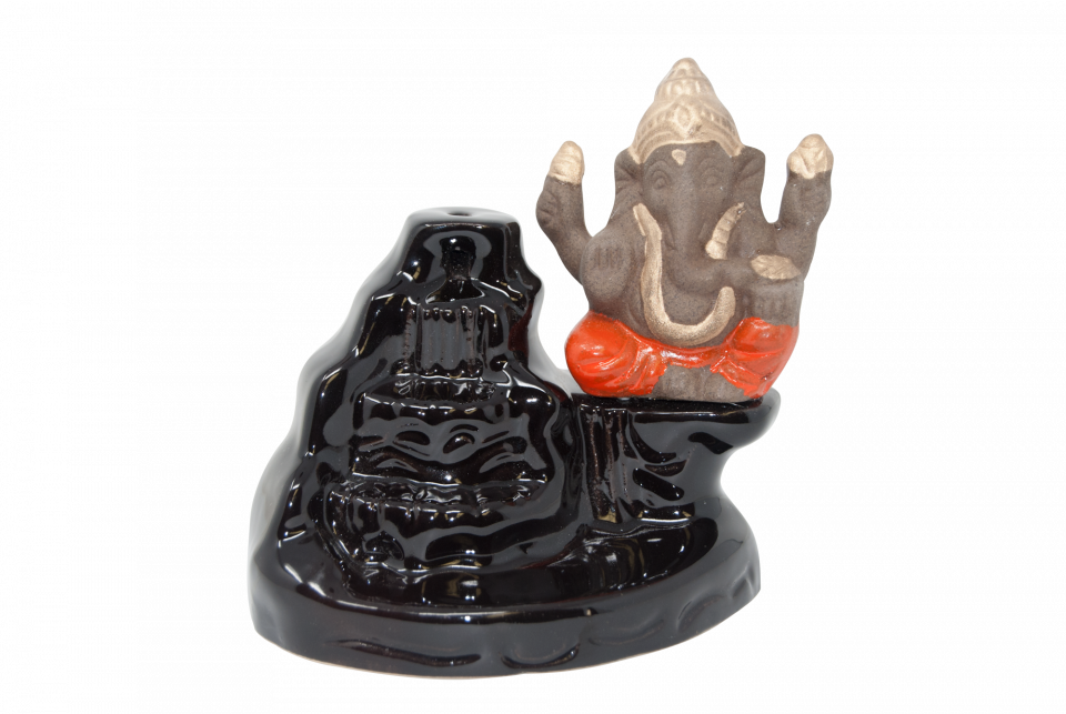ganesh backflow incense cone burner