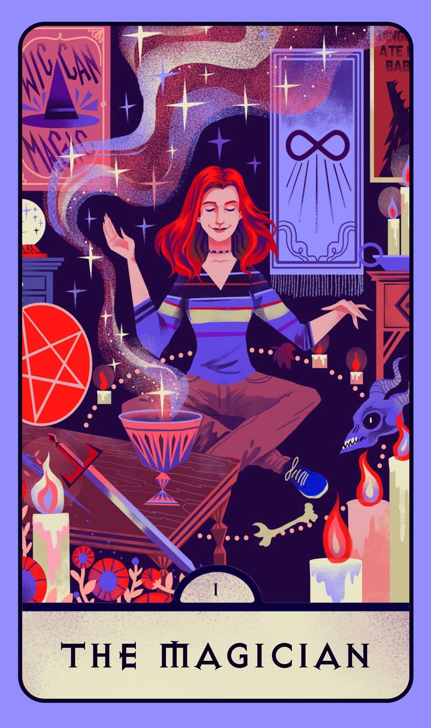 the magician card