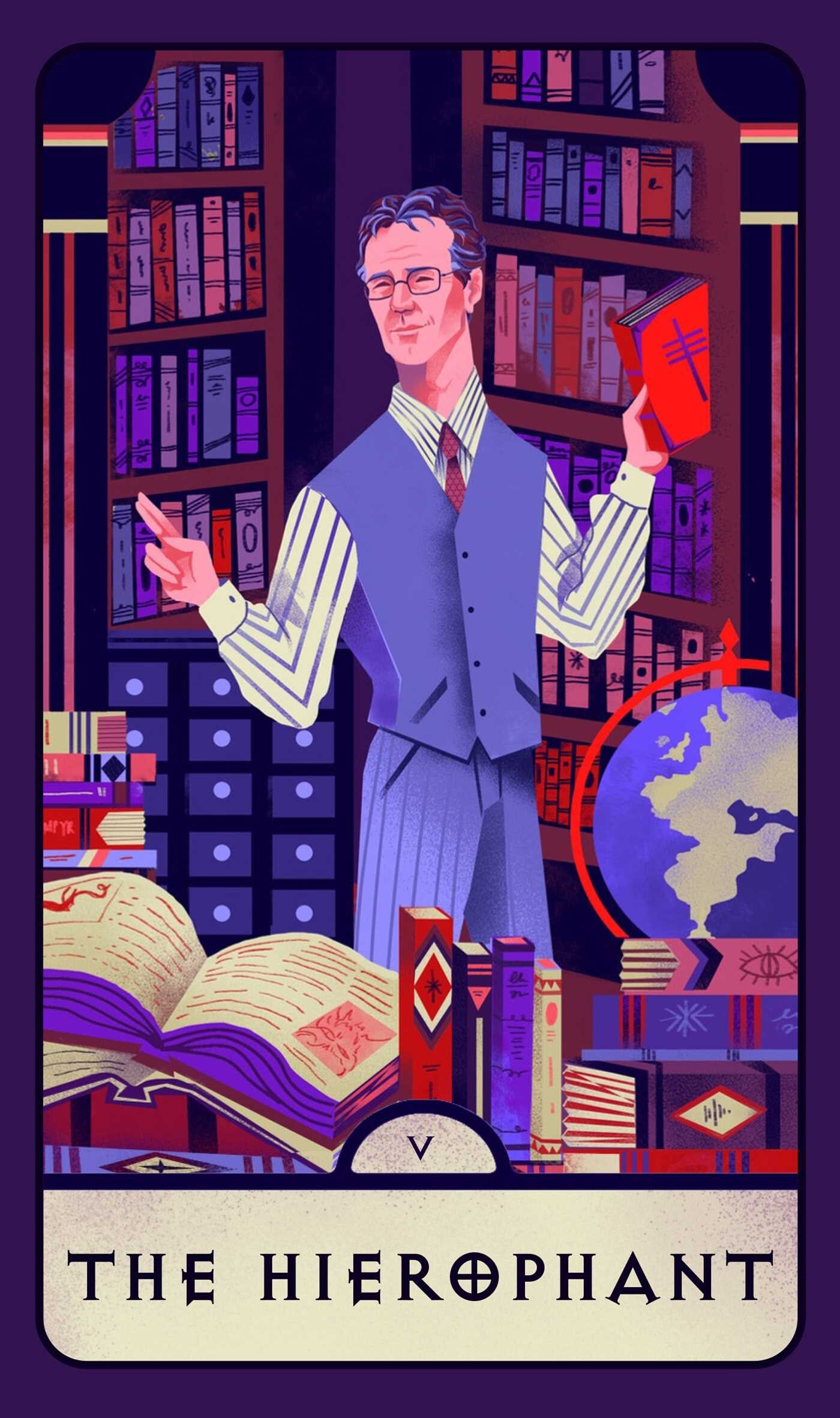 the hierophant card