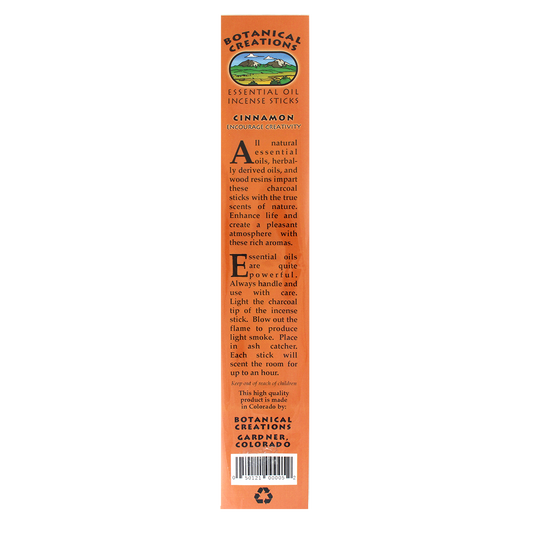 Front of Cinnamon package