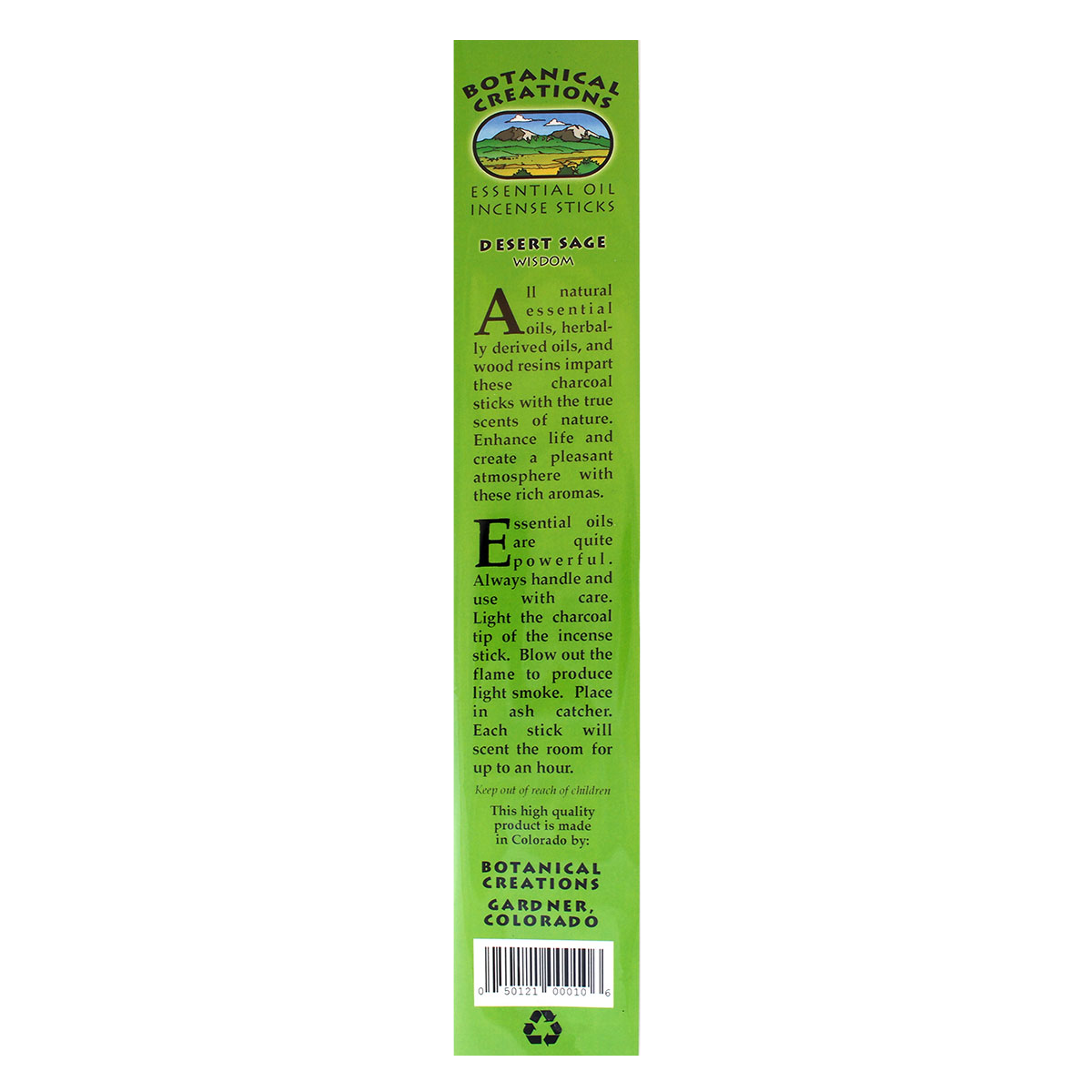 Front of Desert Sage package
