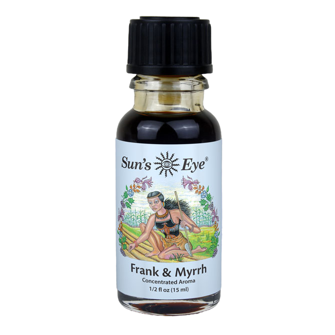 0.5 oz Sun's Eye Frank & Myrrh Oil